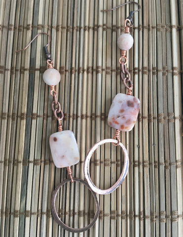 Copper Trapeze Earrings II