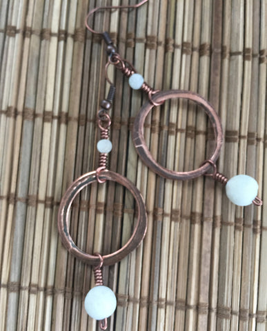 Rings of Copper Earrings I